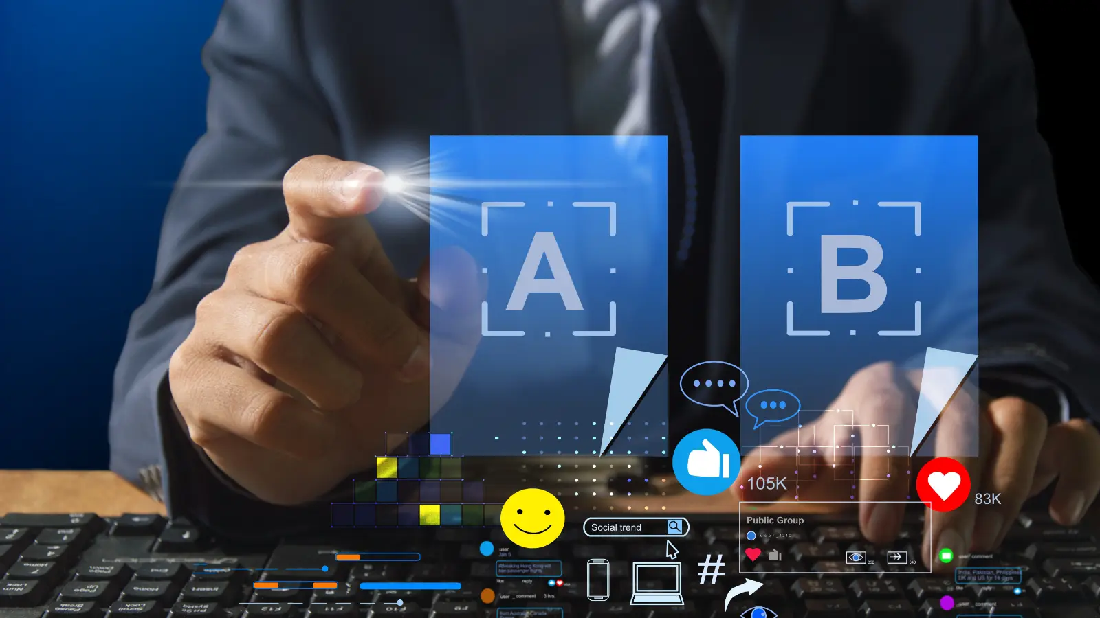 A/Bテストやヒートマップを活用して改善する